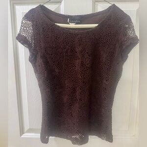 Brittany Black lace blouse
